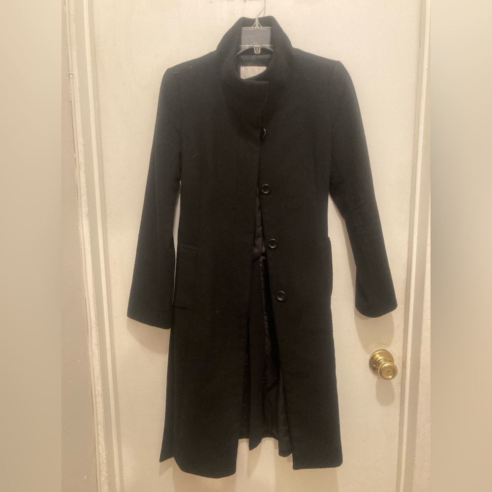Angola, cashmere and wool Long Coat